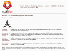 Tablet Screenshot of club-ebios.org